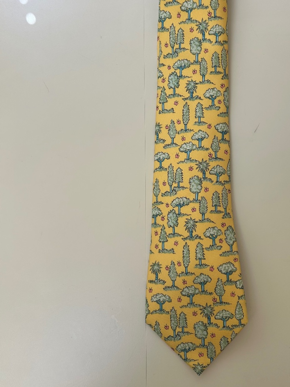 Authentic Hermes 100% Silk Tie